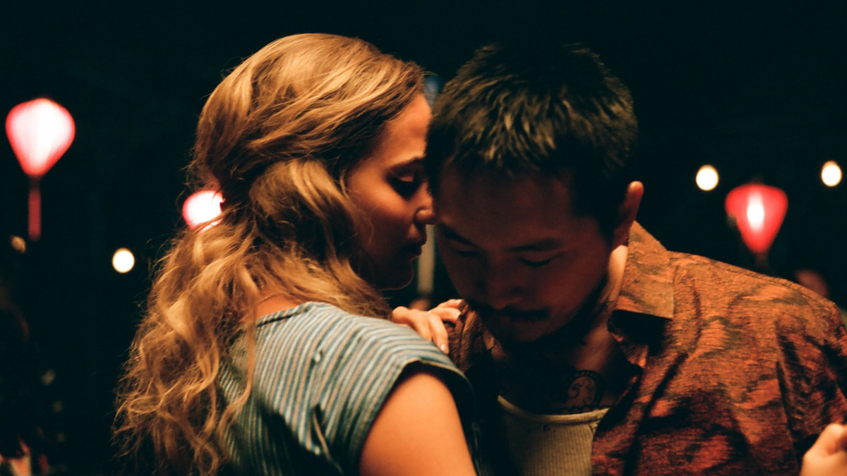 Alicia Vikander (left) stars as "Kathy" and Justin Chon (right) stars as "Antonio" in BLUE BAYOU, a Focus Features release. Credit : Focus Features