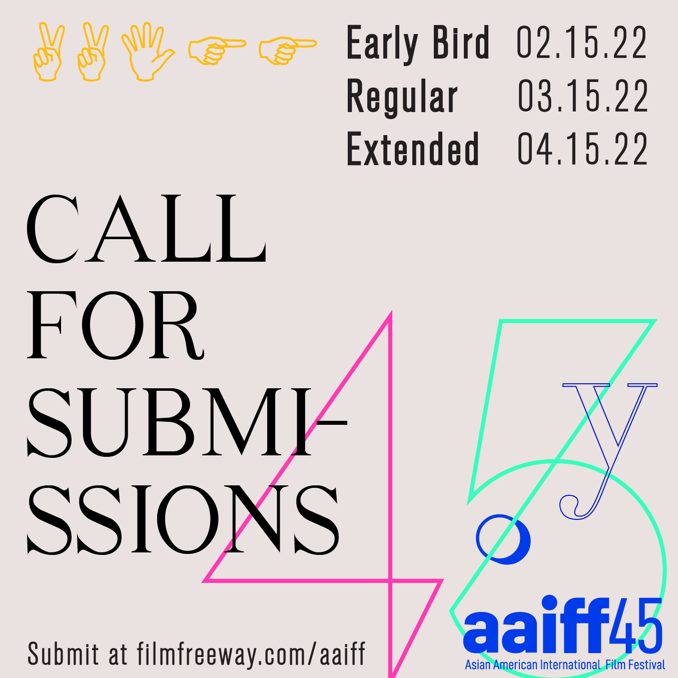 Submit to AAIFF45!